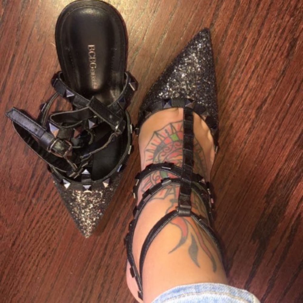 BCBGeneration Black Hight heels